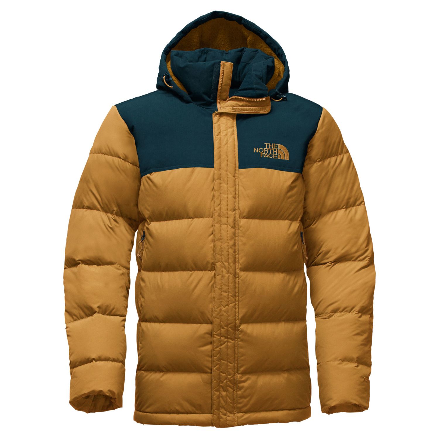 north face nuptse gold