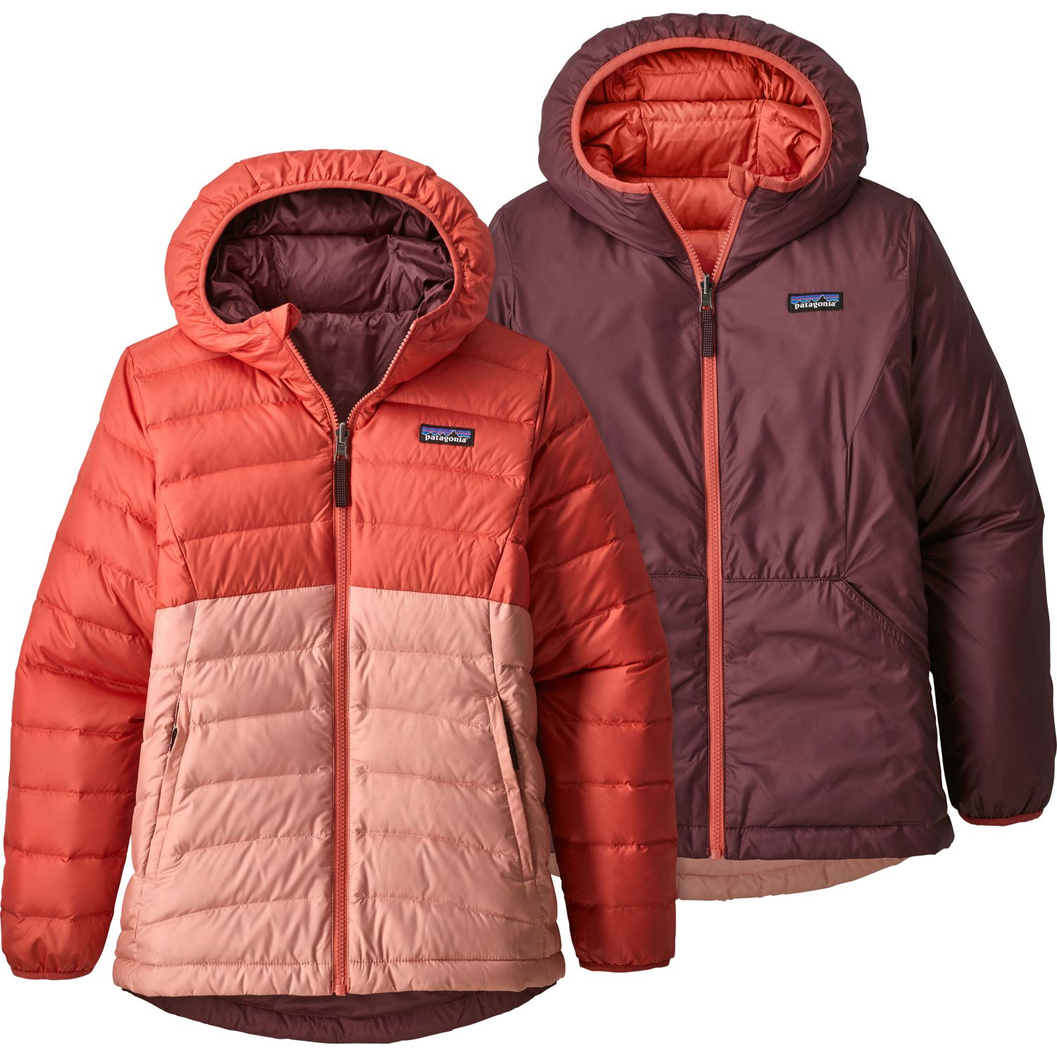 patagonia down sweater hoody girls