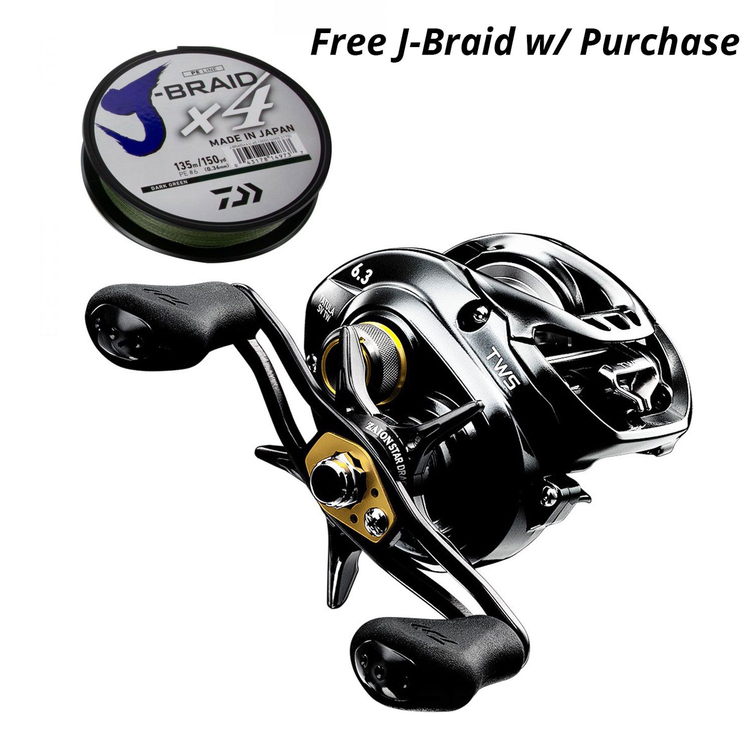 Daiwa Tatula Sv Tws Baitcasting Reels W Free J Braid Gift Austinkayak