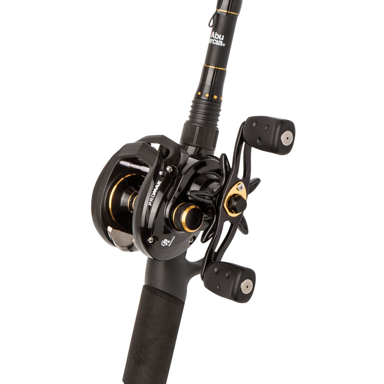 Abu Garcia Pro Max Low Profile Baitcast Reel and Fishing Rod Combo