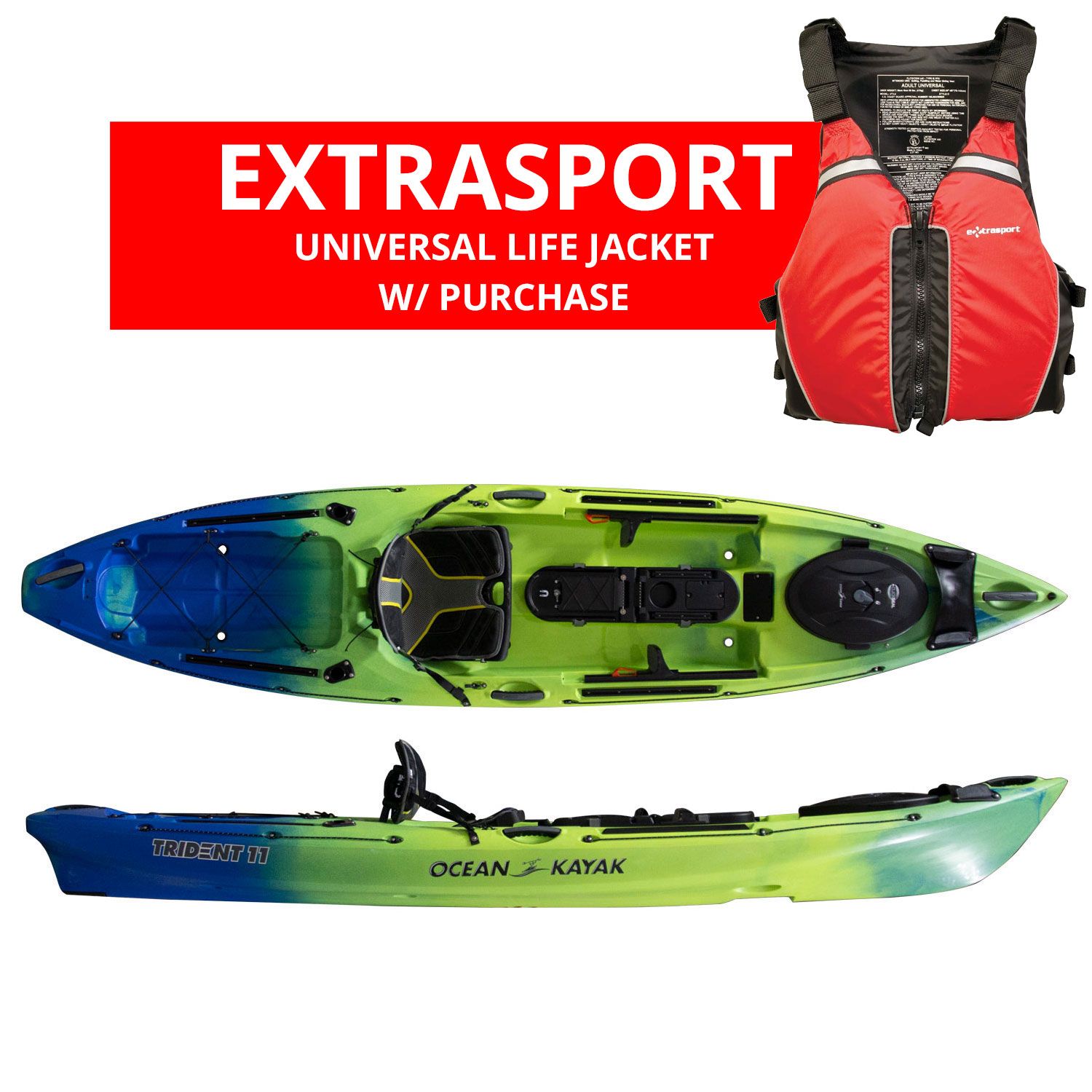 Ocean Kayak Trident 11 Angler Kayak 2021 Austinkayak