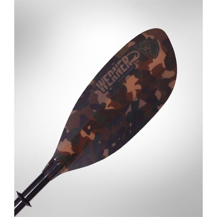 Werner Shuna Hooked Adjustable LeverLock Kayak Paddle Straight Shaft