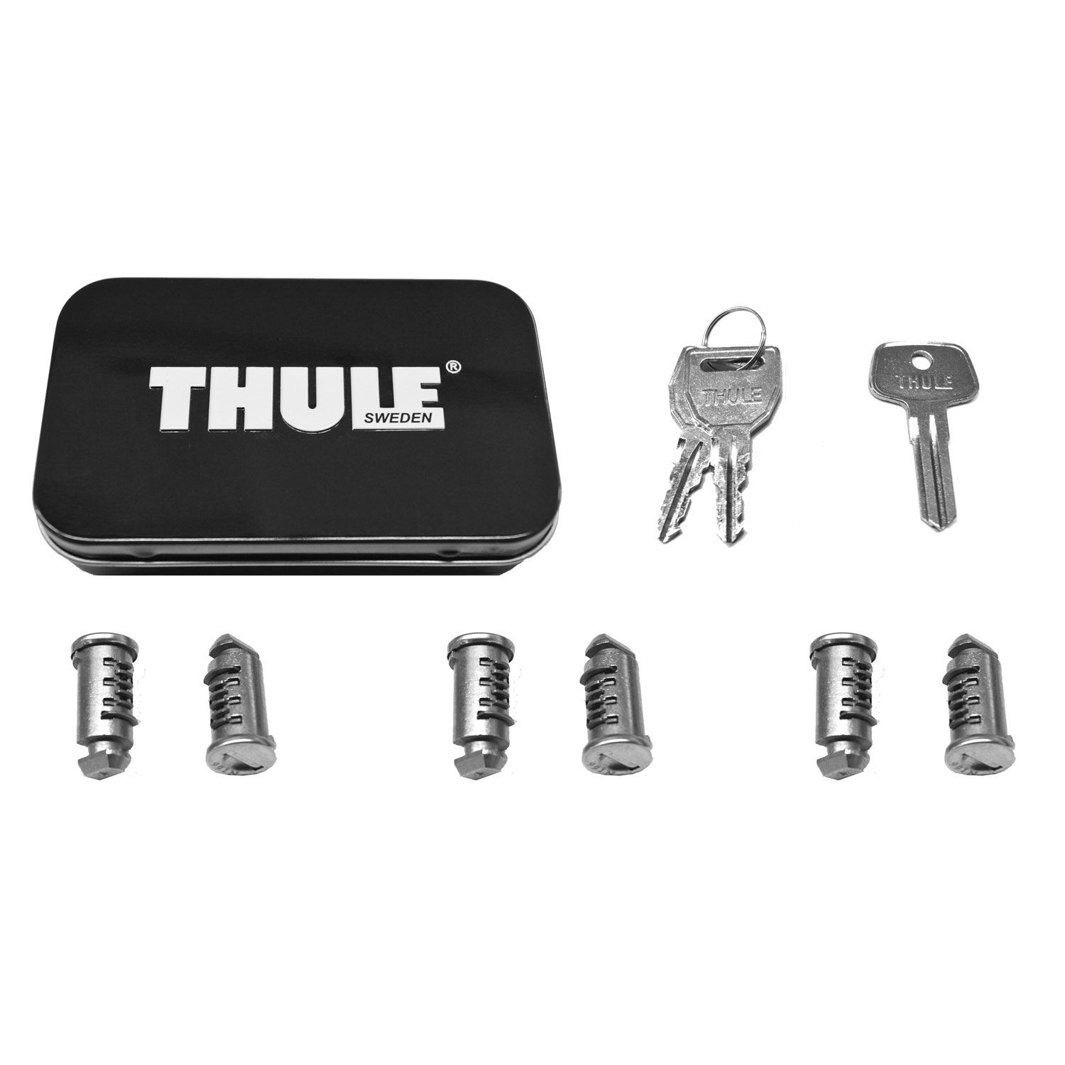 Thule OneKey System Lock Cylinder with Keys 6 pack 2021 AustinKayak