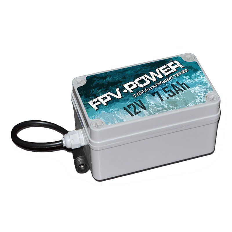 BerleyPro 7.5 AH FPVPOWER Lithium Kayak Battery AustinKayak