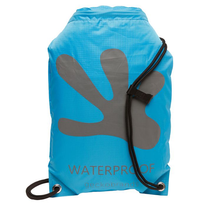 geckobrands waterproof drawstring backpack