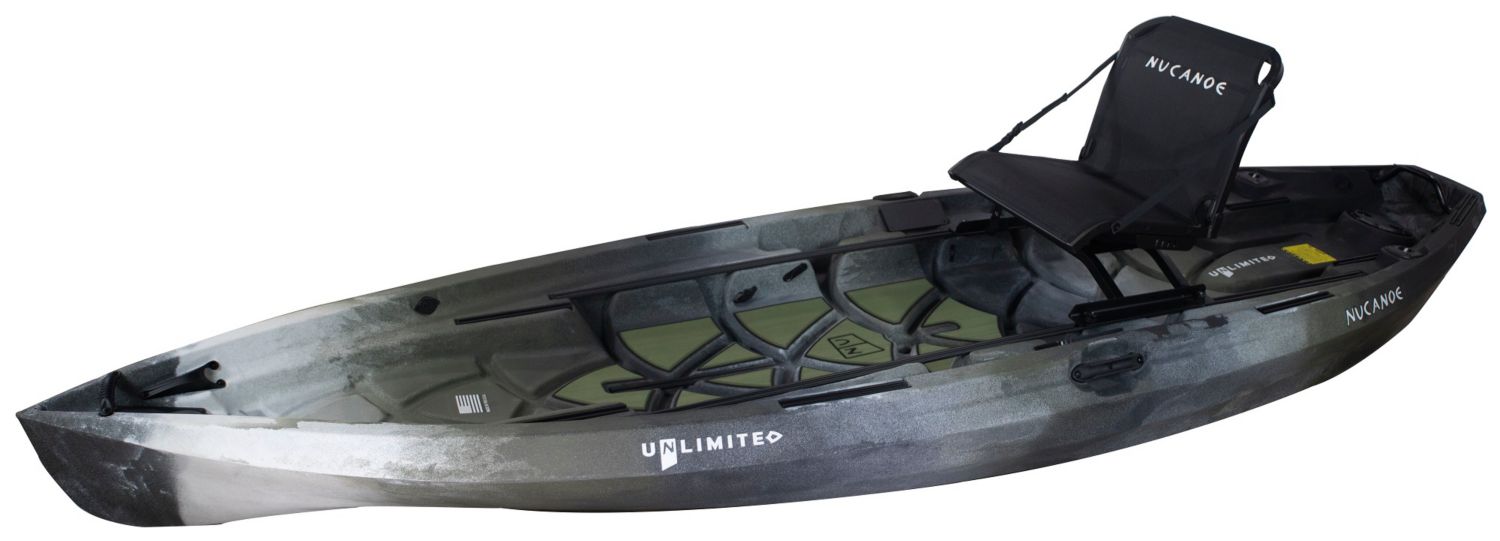 NuCanoe Unlimited Fishing Kayak w/ 360 Fusion Seat 2021 AustinKayak