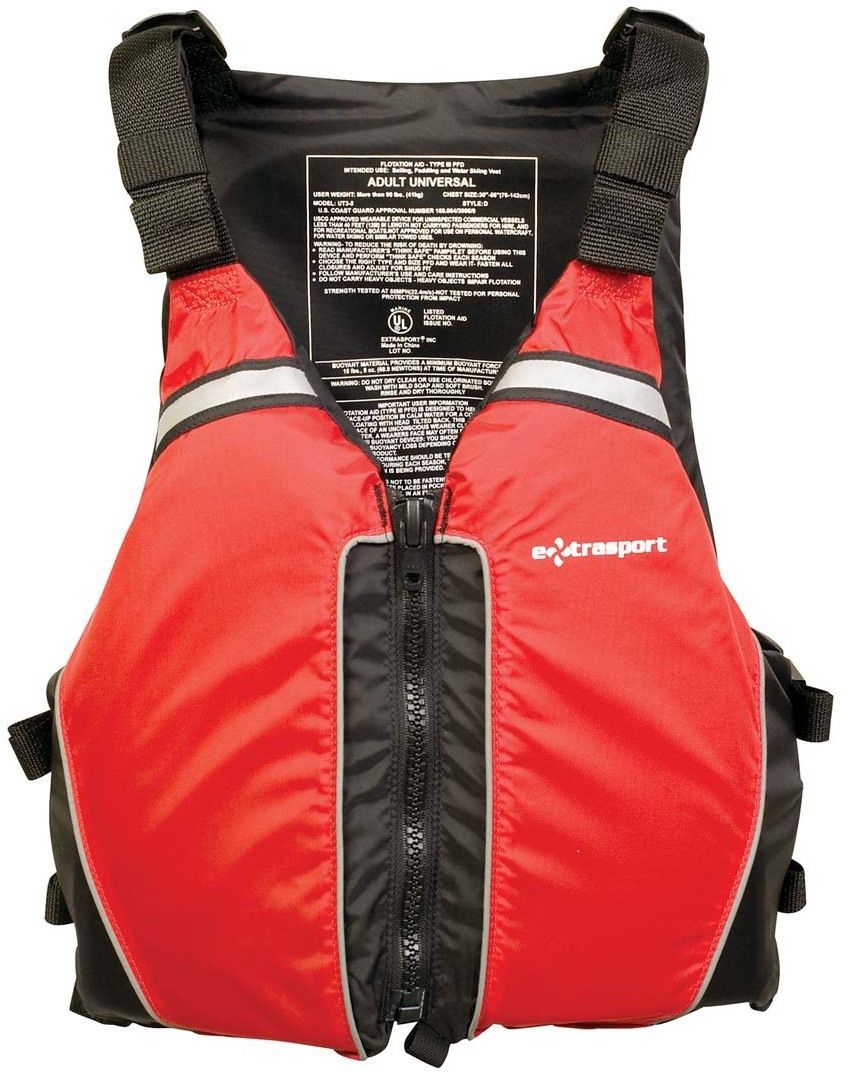 Extrasport Universal Life Jacket Pfd Austinkayak