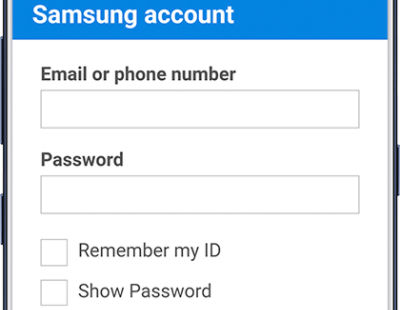 Sign Into Your Samsung Account for Samsung Health