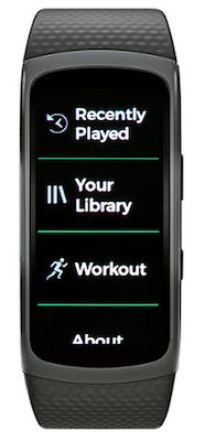 gear 2 spotify