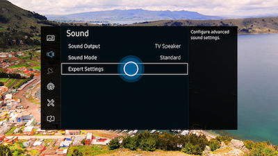 Samsung smart tv audio output