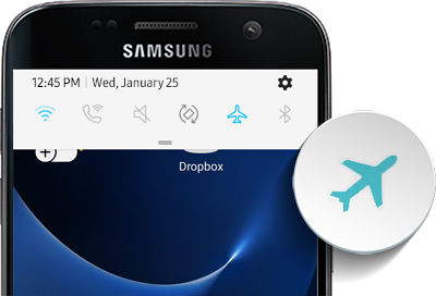 Use Airplane Mode on Galaxy S7 and S7 Edge