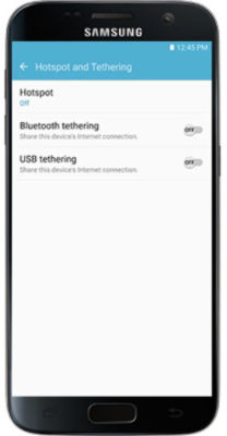 setting tethering up usb Up Hotspot S7 Tethering Galaxy on or Set