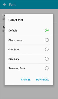 Samsung Cool Jazz Font Apk