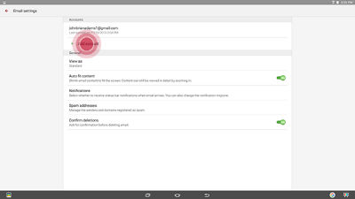 Galaxy View - How do I Setup an Email Account on my 