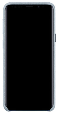 Galaxy S9 Mint Alcantara Cover Back