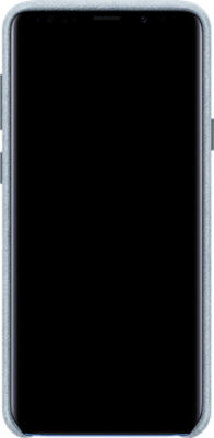 Galaxy S9+ Mint Alcantara Cover Front