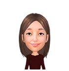 Samsung Galaxy S9 or S9+ AR Personalized Emoji - Long Hair Middle Part
