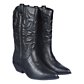 Women's Low Heel Western Boot Reno-S Brown | Shiekh Shoes