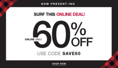 Online Only - 60% off