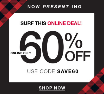 Online Only - 60% off