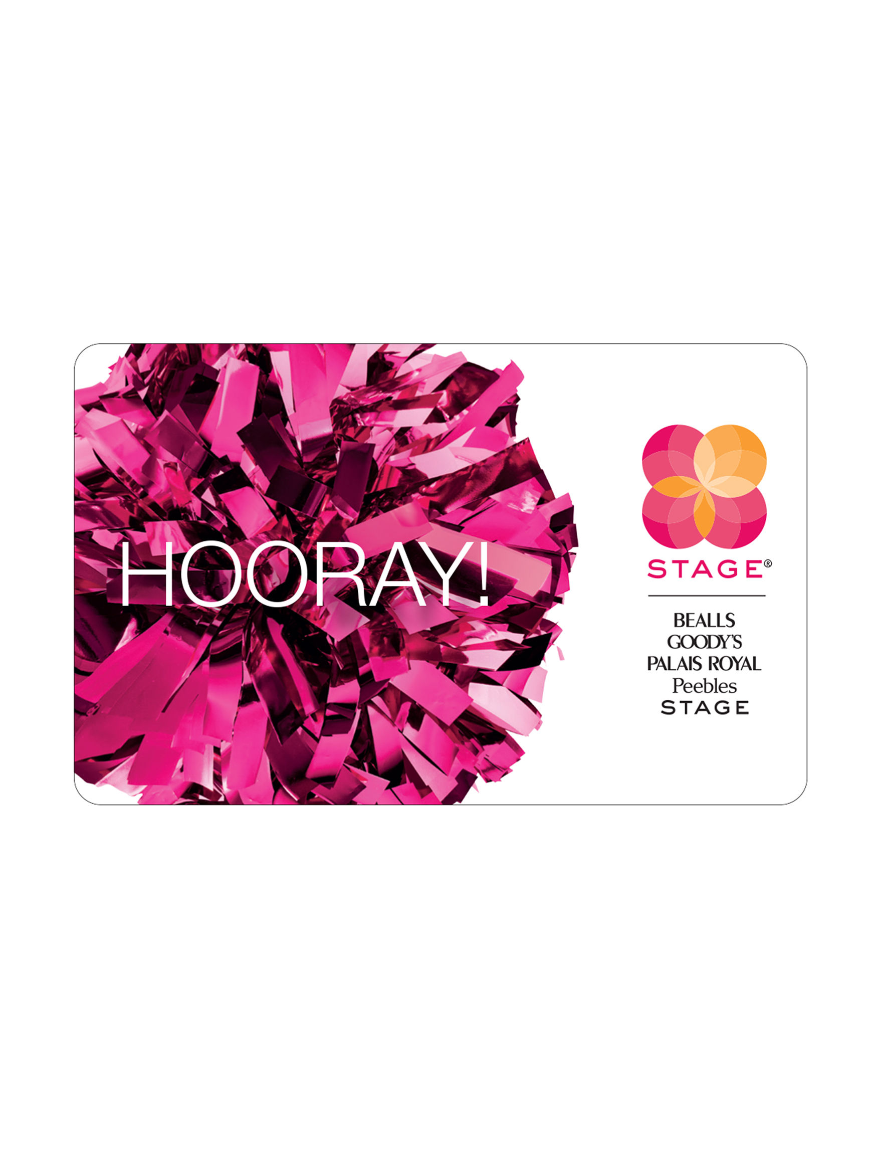 Gift Card Hooray Stage Stores