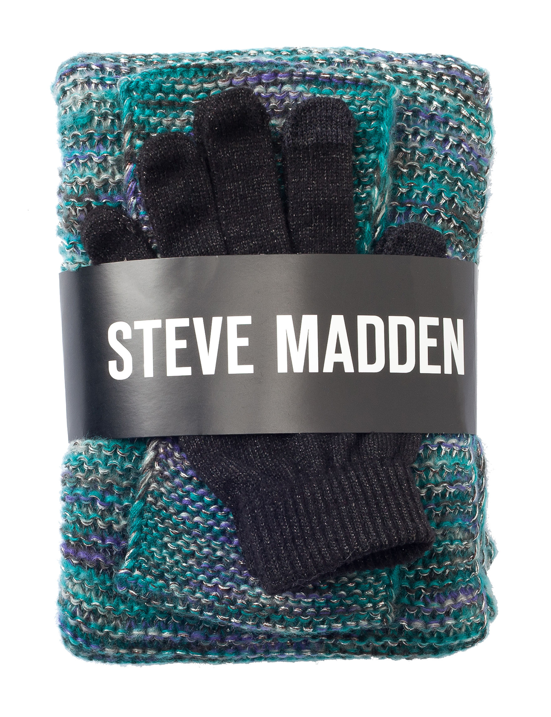 UPC 800445192458 - Steve Madden Women's 2-pc. Loop Scarf & Glove Set ...