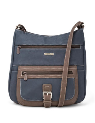 UPC 054069270409 product image for Koltov Flare Two Tone Crossbody Bag - Indigo - Koltov | upcitemdb.com