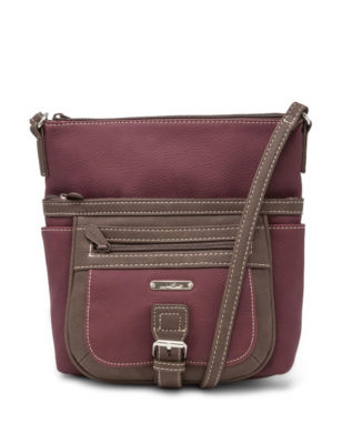 UPC 054069268994 product image for Koltov Mini Flare Crossbody Bag - Burgundy - Koltov | upcitemdb.com