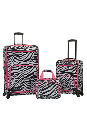 zebra luggage sets clearance