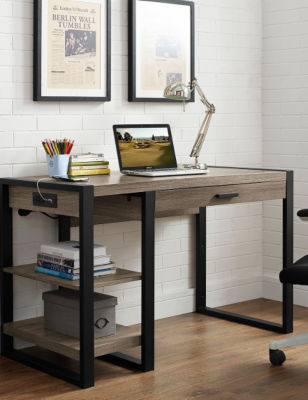 Walker Edison 48" Urban Blend Computer Desk Stage Stores