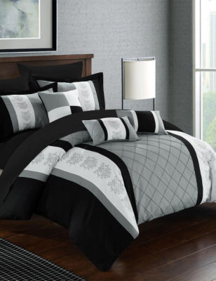 Chic Home Clayton 10-Pc King Comforter Set Bedding