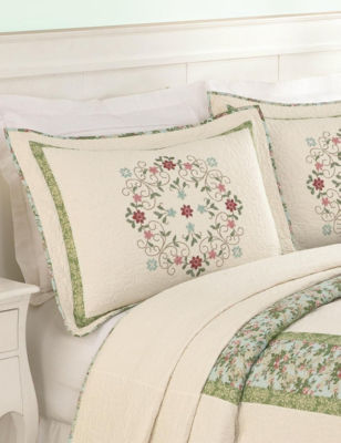 UPC 041808652466 Modern Heirloom Adele Standard Embroidered Pillow