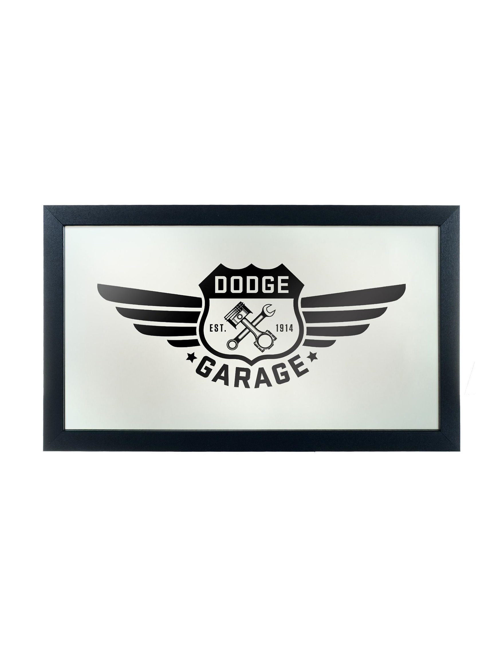 Dodge Garage Framed Logo Mirror | Stage Stores
