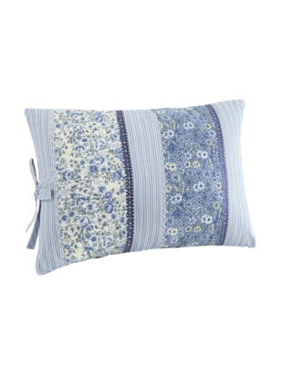 UPC 041808610190 product image for Mary Jane's Home Dora Decorative Pillow - Blue / White - Mary Jane's Home | upcitemdb.com