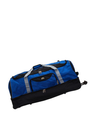 Fox Luggage PRD04-NAVY 40 in. Drop Bottom Rolling Duffle Bag&#44; Navy