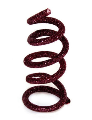 UPC 746427522113 product image for Melrose Enchanted Forest Collection 30' Burgundy Glitter Tube Christmas Garland  | upcitemdb.com