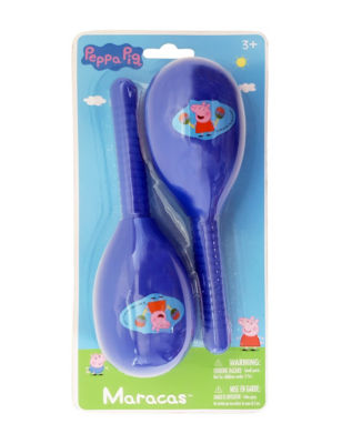 UPC 711119111388 product image for Kidz Toyz Peppa Pig Maracas - Blue - Kidz Toyz | upcitemdb.com