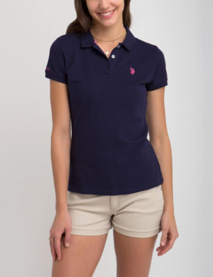 UPC 786665127879 product image for U.S. Polo Assn. Juniors' Little Pony Polo Shirt - Navy - XL - U.S. Polo Assn. | upcitemdb.com