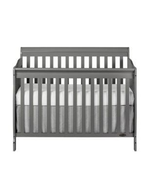 Dream On Me Ashton 5-in-1 Convertible Crib, Storm Grey