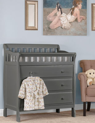 Dream on Me Marcus Changing Table and Dresser, Storm Gray