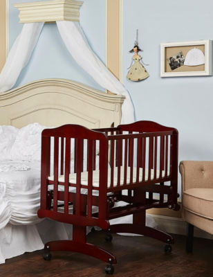 Dream On Me Lullaby Cradle Glider - Cherry - Dream On Me