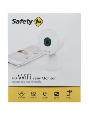 Safety 1st HD WiFi Baby Monitor, White