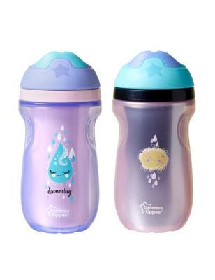 UPC 666519490550 product image for Tommee Tippee 2-pk. Dreaming Insulated Straw Tumblers - Purple - Tommee Tippee | upcitemdb.com