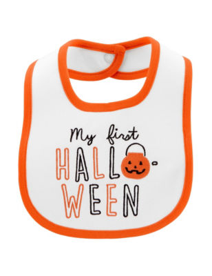 Carter's White Bibs & Burp Cloths