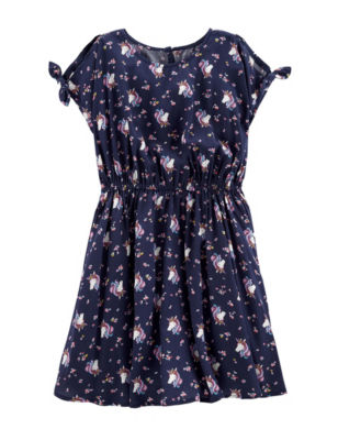 OshKosh B'gosh Unicorn Poplin Dress Girls 47 Stage Stores