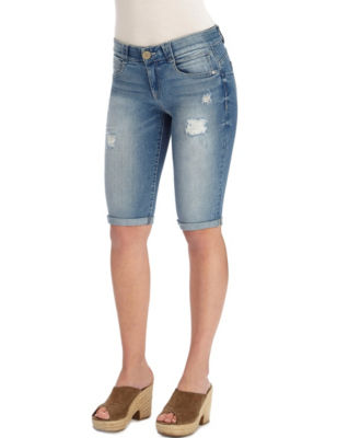 women's democracy jean shorts