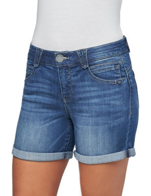 women's democracy jean shorts