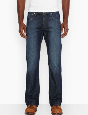 levis 527 black bootcut jeans