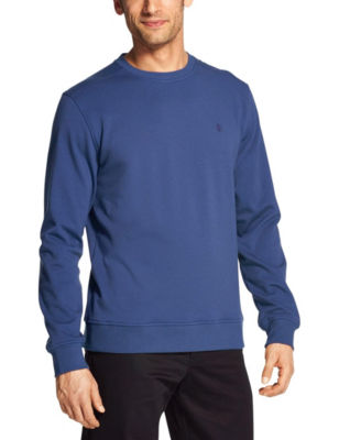 UPC 676108454948 product image for Izod Fleece Logo Shirt - Cobalt Blue - S - Izod | upcitemdb.com