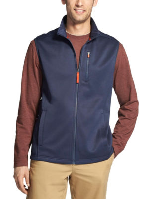 UPC 676108756172 product image for Izod Spectator Fleece Vest - Blue - S - Izod | upcitemdb.com